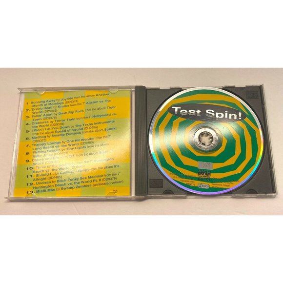 Test Spin! Sampler Doctor Dream CD Punk Rock Cadlillac Tramps Joyride Kruller - Picture 6 of 8